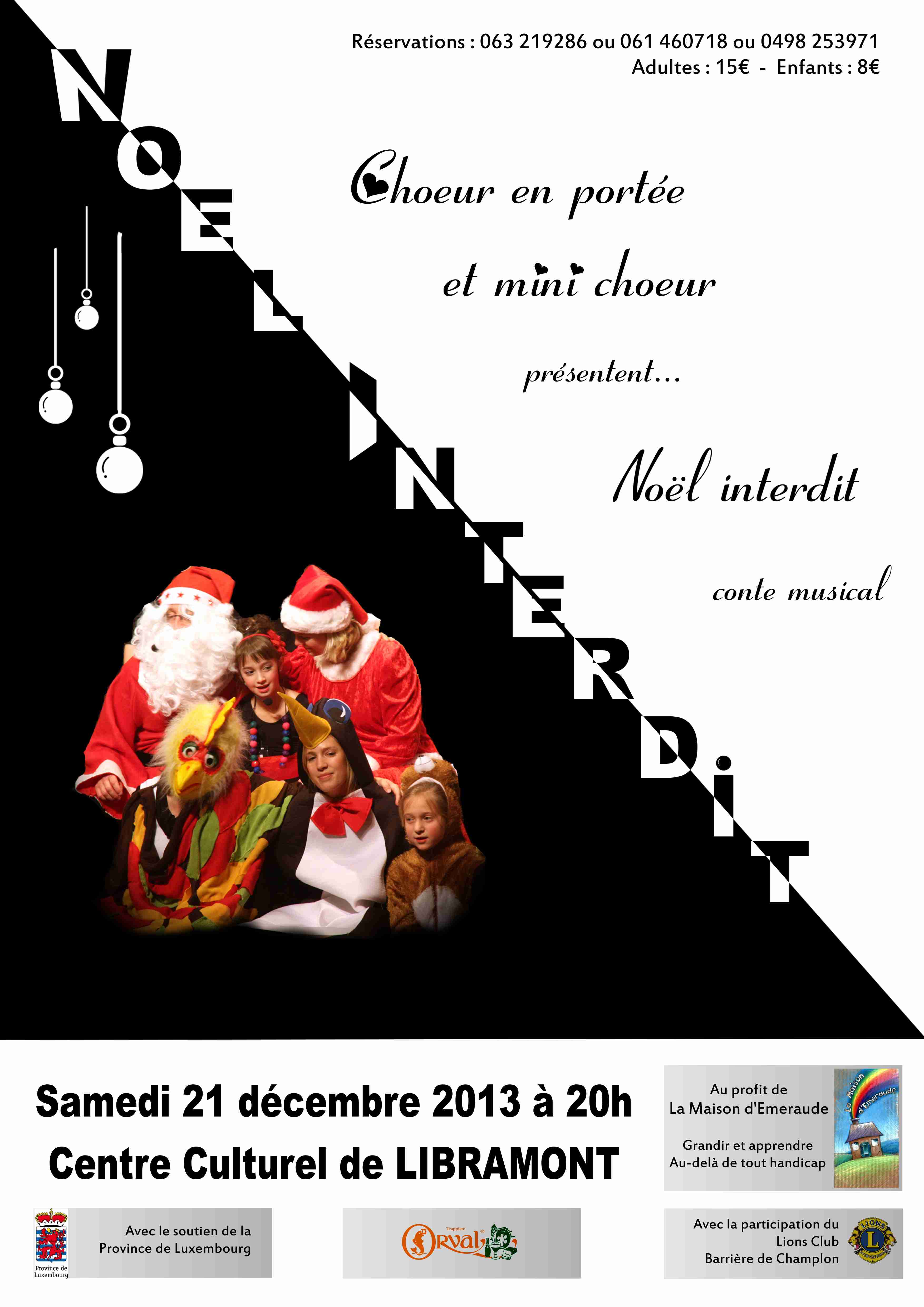 Affiche Noel_Interdit_Libramont_2013